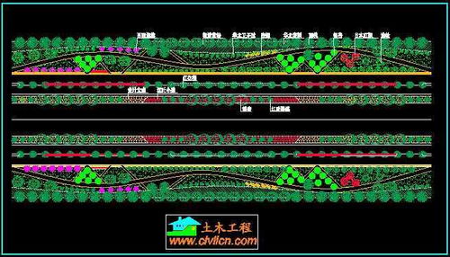 道路標(biāo)準(zhǔn)段綠化圖免費(fèi)下載 園林綠化及施工